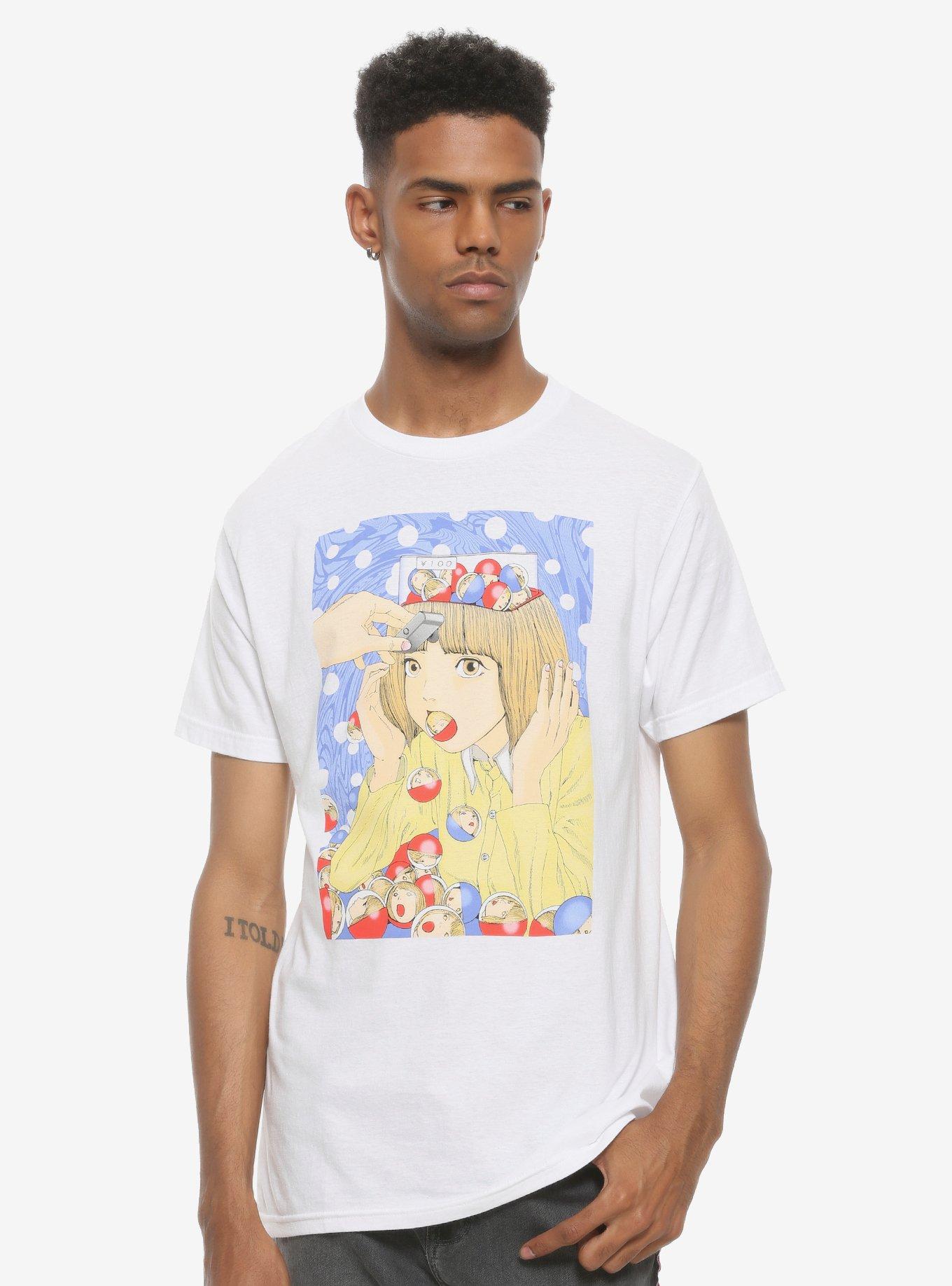 Shintaro Kago Dementia 21 Gachapon T-Shirt, WHITE, alternate