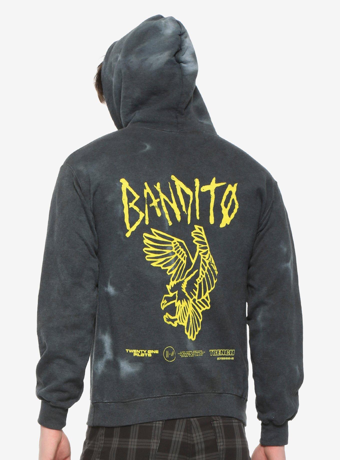 Twenty One Pilots Bandito Hoodie Hot Topic Exclusive, BLACK, alternate