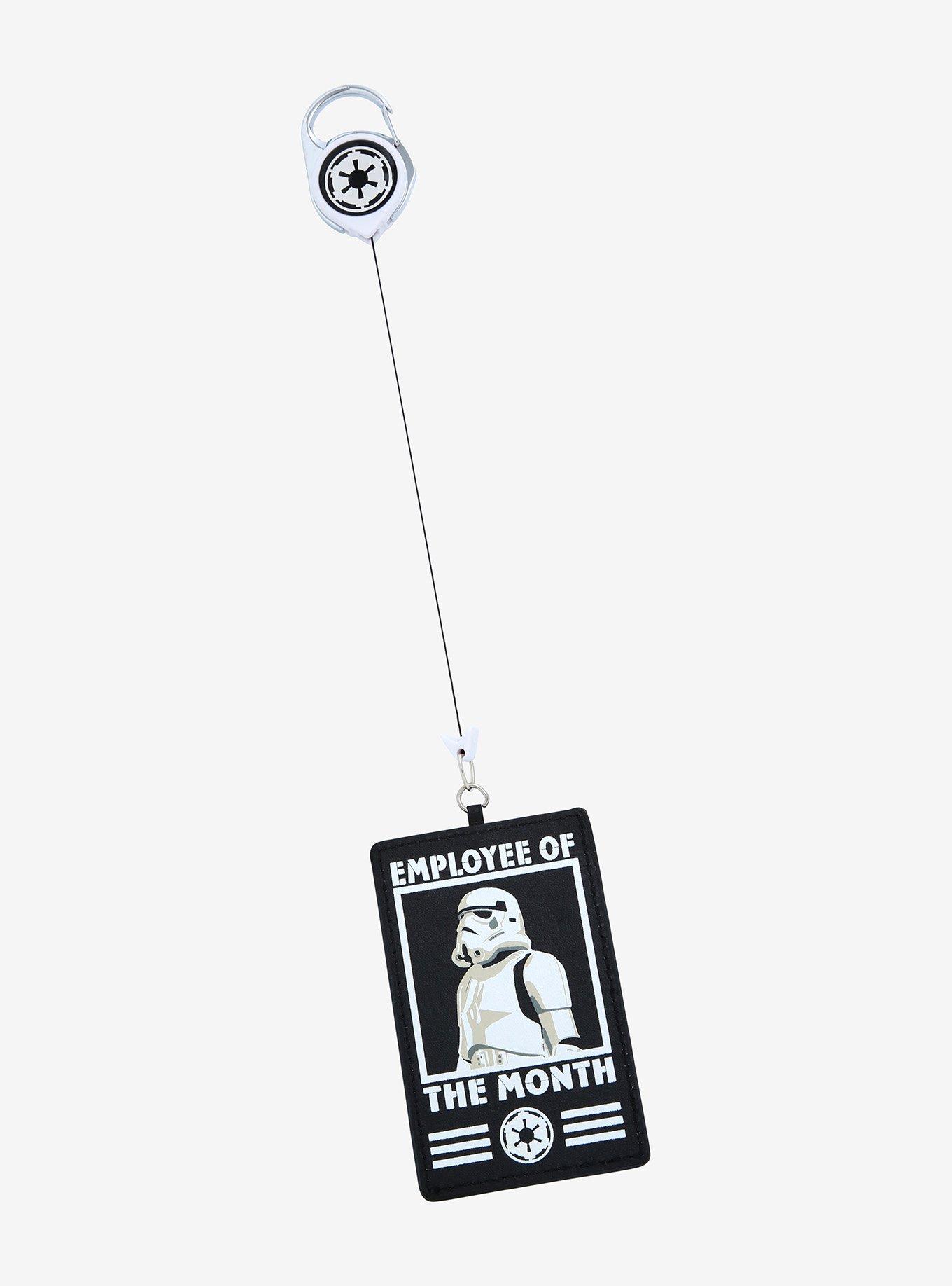 Star Wars Stormtrooper Employee of the Month Retractable Lanyard - BoxLunch Exclusive, , alternate