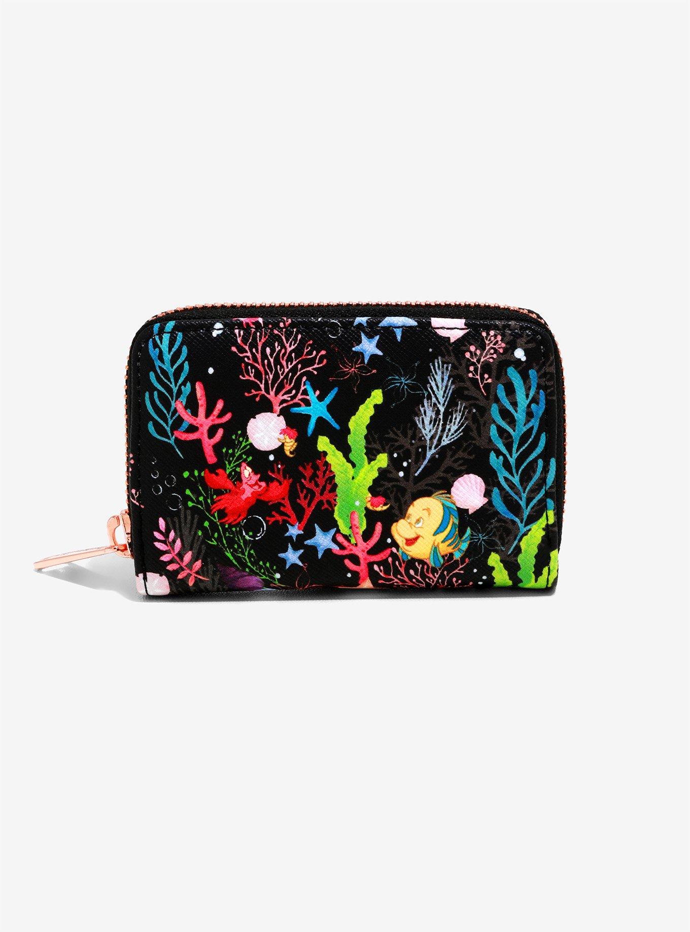 Loungefly Disney The Little Mermaid Flounder & Sebastian Undersea Cardholder - BoxLunch Exclusive, , alternate