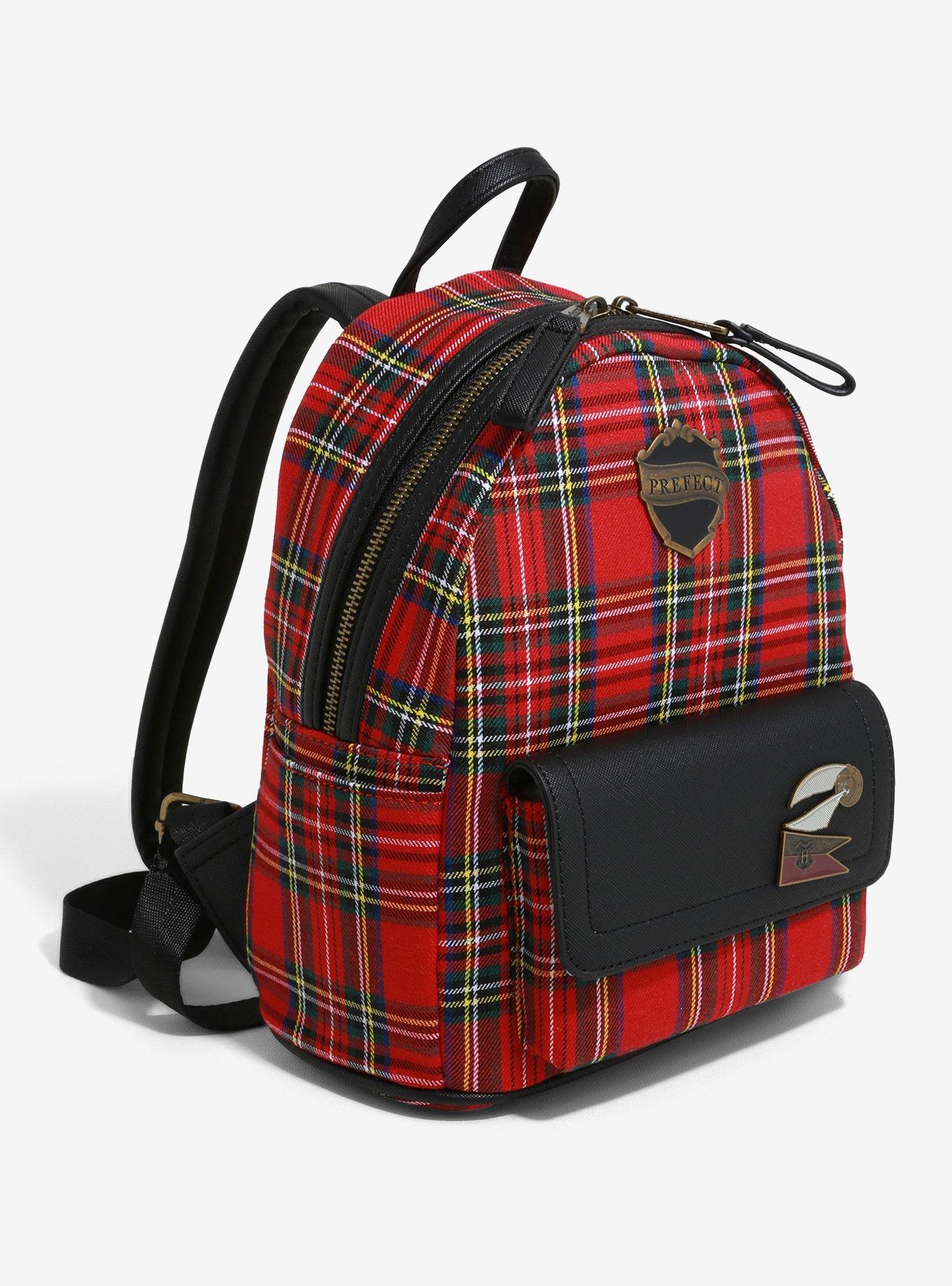 Loungefly Harry Potter Prefect Plaid Mini Backpack - BoxLunch Exclusive, , alternate