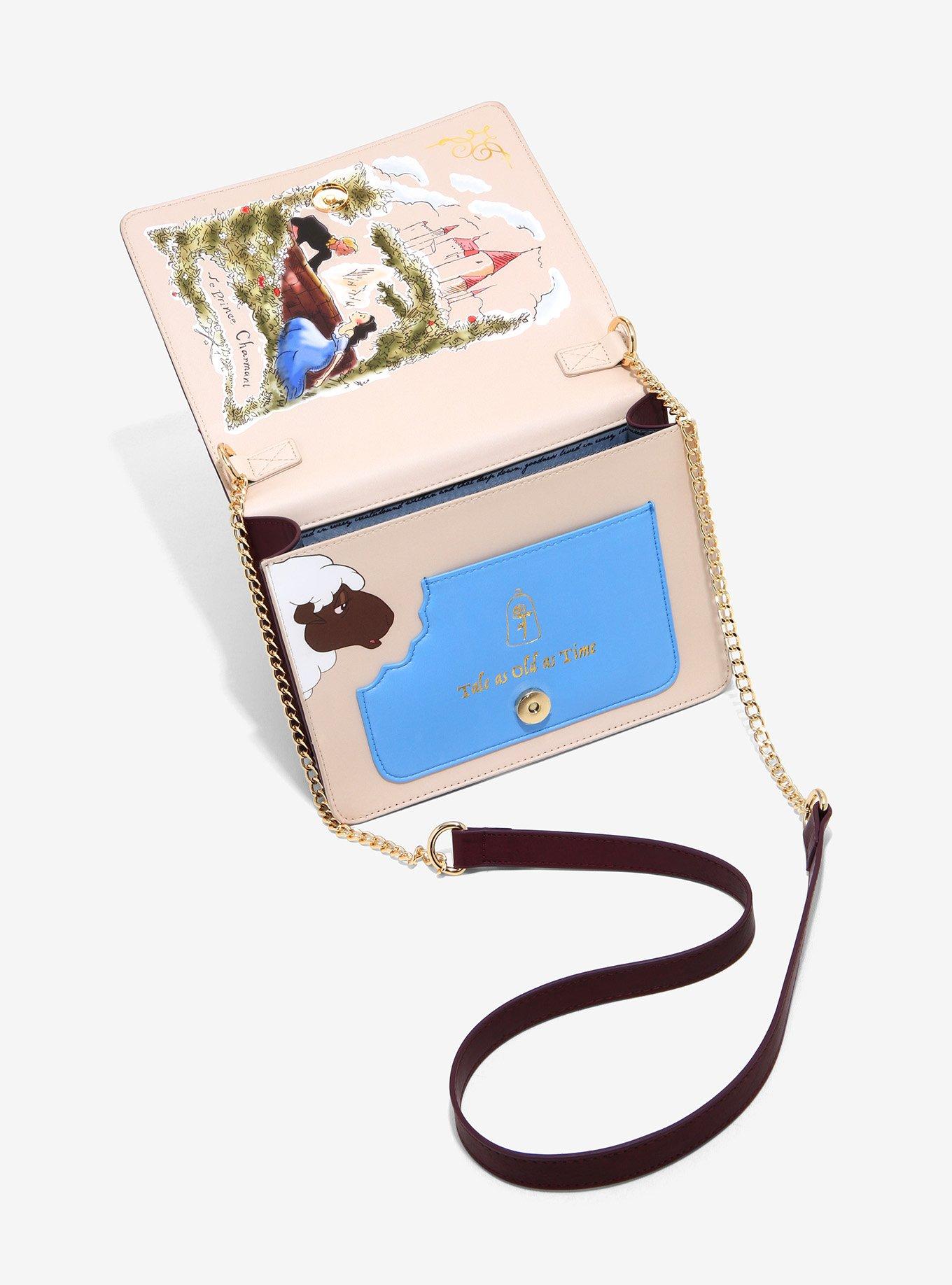 Danielle Nicole Disney Beauty and the Beast Book Crossbody Bag - BoxLunch Exclusive, , alternate