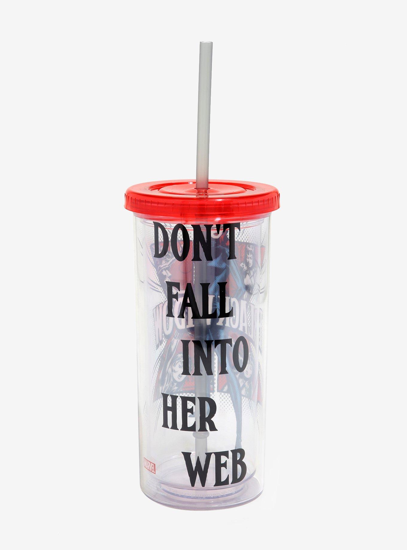 Marvel Black Widow Comic Acrylic Travel Cup, , alternate