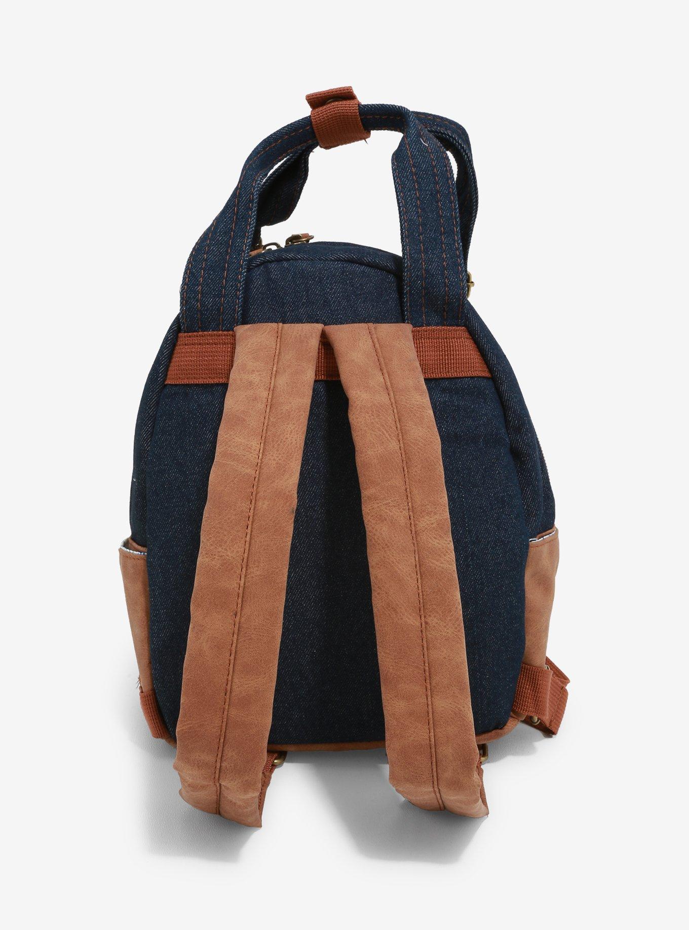 Her Universe Disney Winnie the Pooh Denim Overall Mini Backpack - BoxLunch Exclusive, , alternate