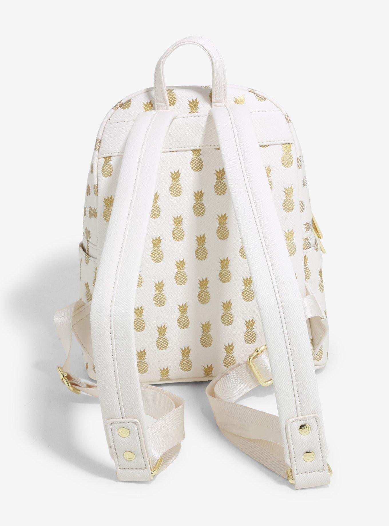 Loungefly Disney Lilo & Stitch Metallic Pineapples Mini Backpack - BoxLunch Exclusive, , alternate