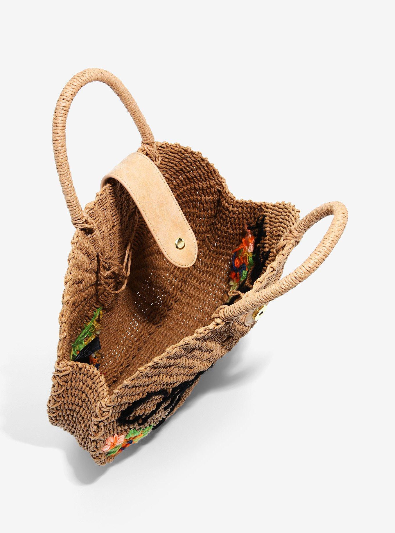 Loungefly Disney Peter Pan Mermaid Lagoon Straw Circle Tote - BoxLunch Exclusive, , alternate