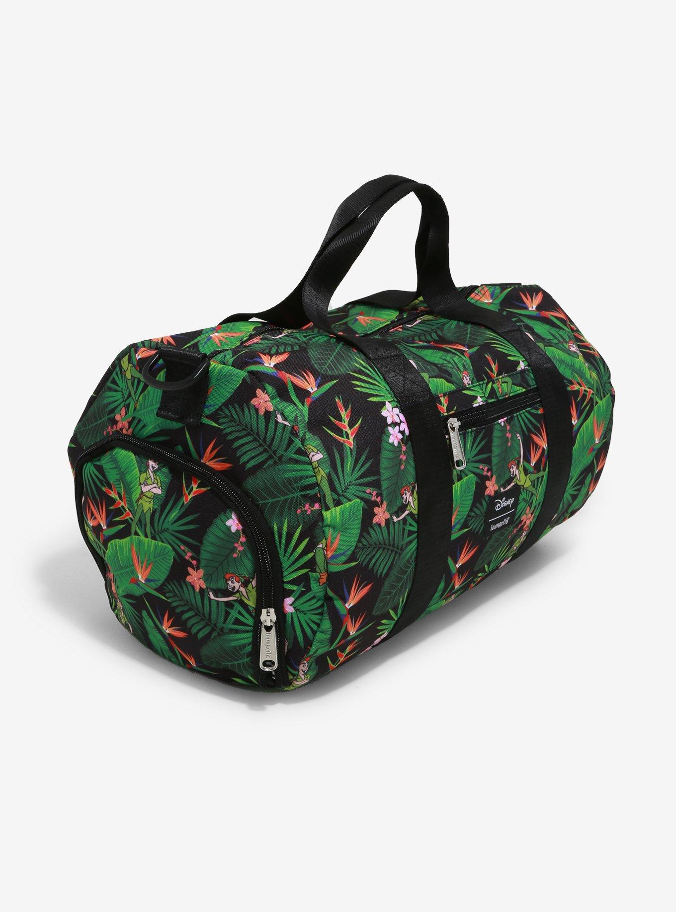Loungefly Disney Peter Pan Tropical Leaves Duffel Bag - BoxLunch Exclusive, , alternate