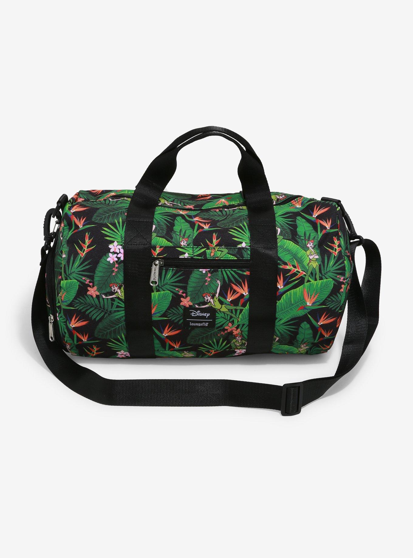 Loungefly Disney Peter Pan Tropical Leaves Duffel Bag - BoxLunch Exclusive, , alternate