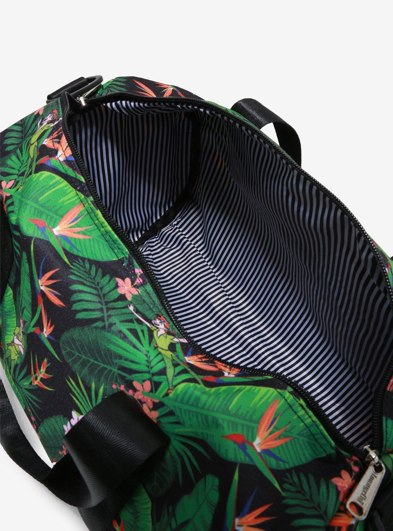 Loungefly Disney Peter Pan Tropical Leaves Duffel Bag - BoxLunch Exclusive, , alternate
