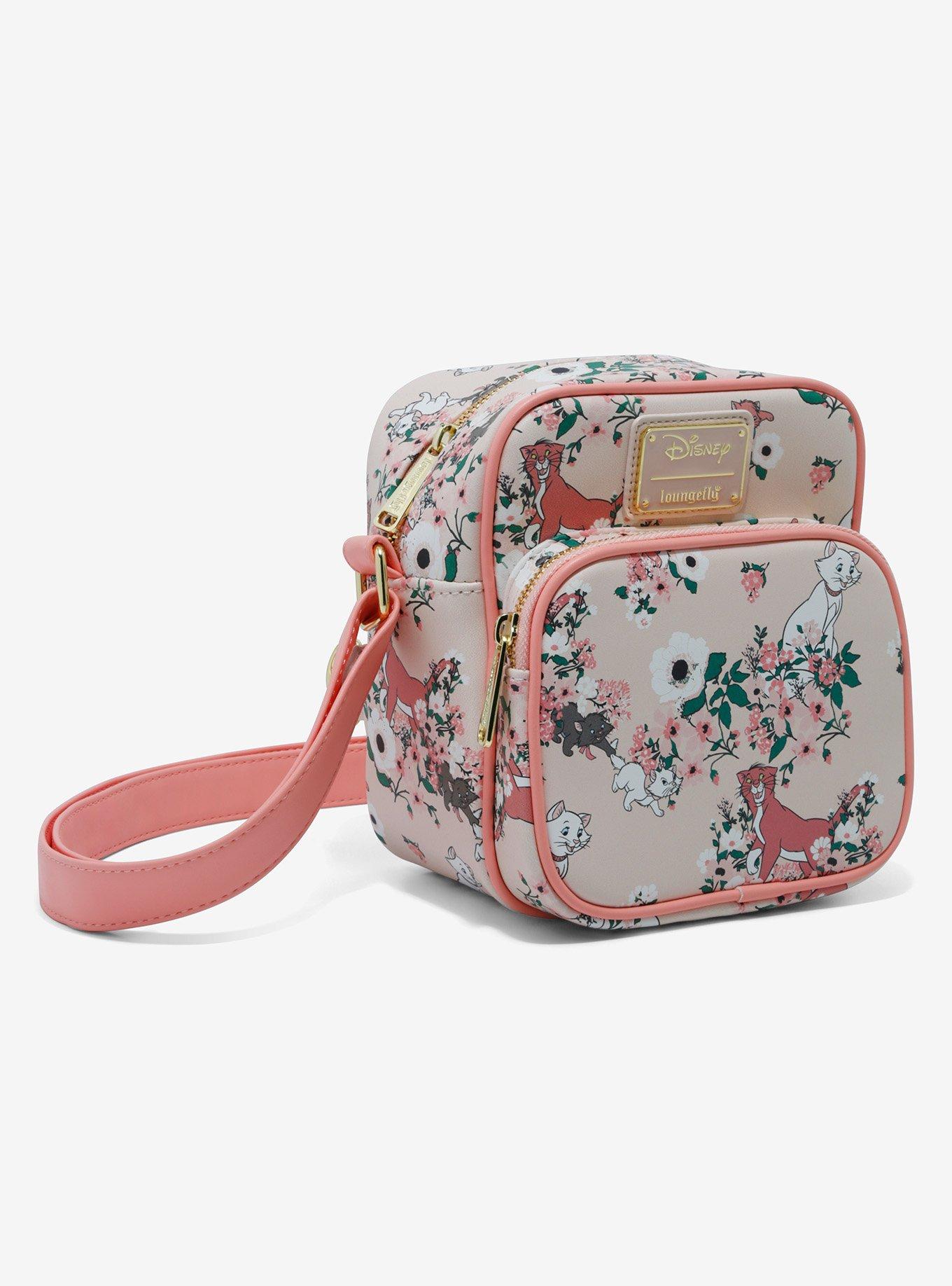 Loungefly Disney The Aristocats Floral Crossbody Bag - BoxLunch Exclusive, , alternate