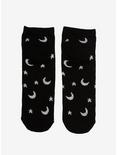 Moon Stars Glow-In-The-Dark No-Show Socks, , alternate