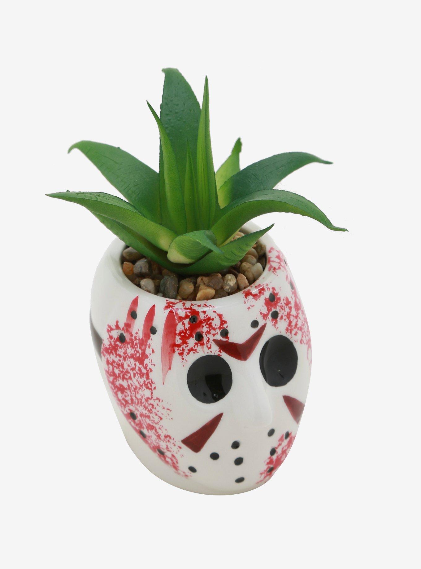 Friday The 13th Jason Mask Mini Planter, , alternate - view 2