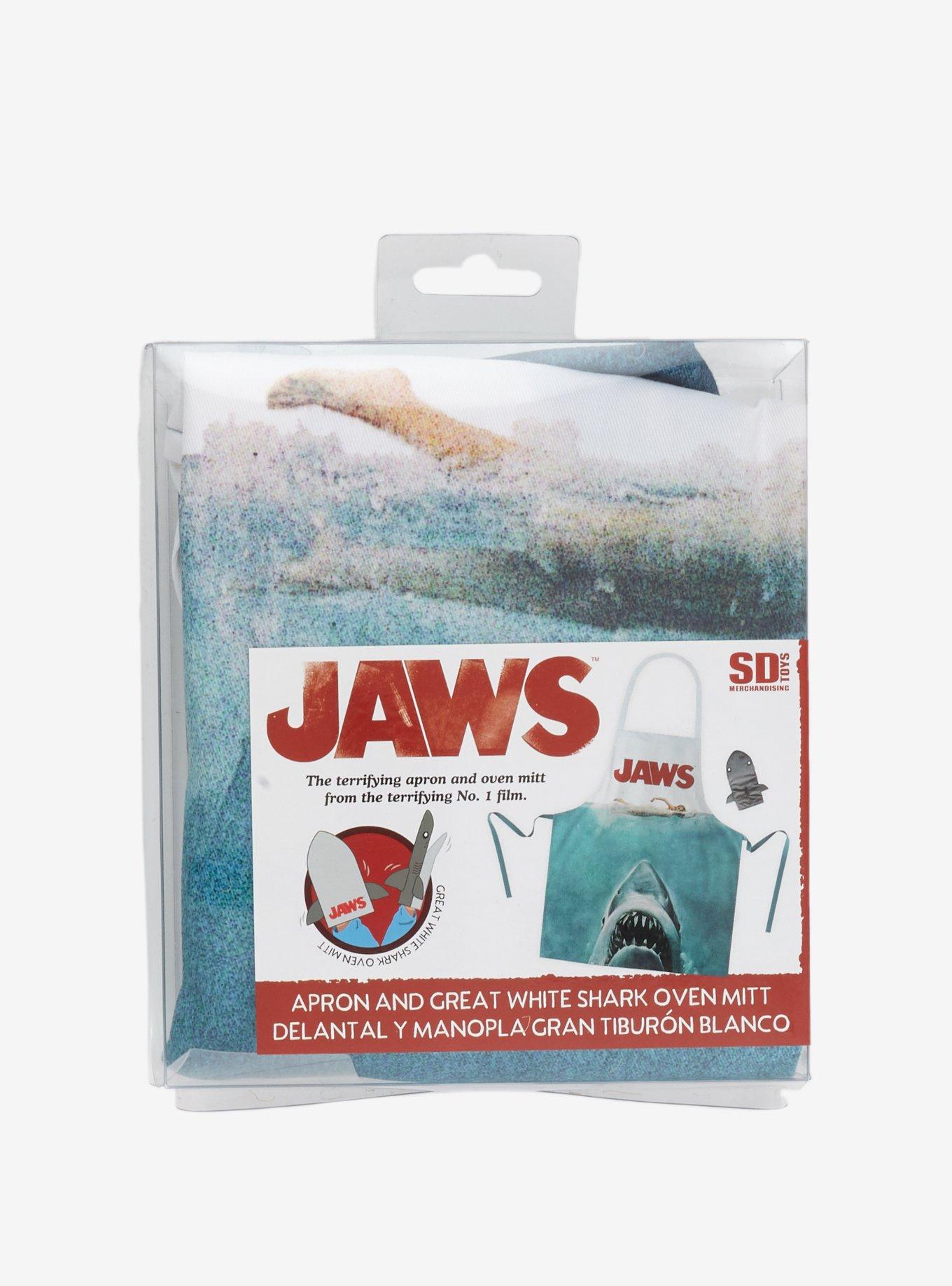 Jaws Apron & Oven Mitt Set, , alternate