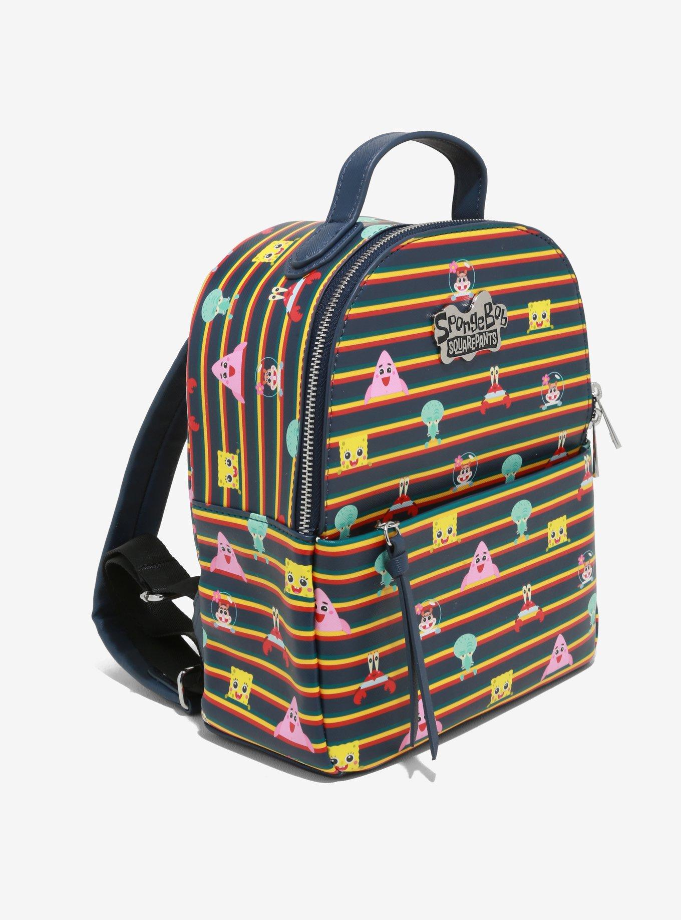 SpongeBob SquarePants Chibi Striped Mini Backpack - BoxLunch Exclusive, , alternate