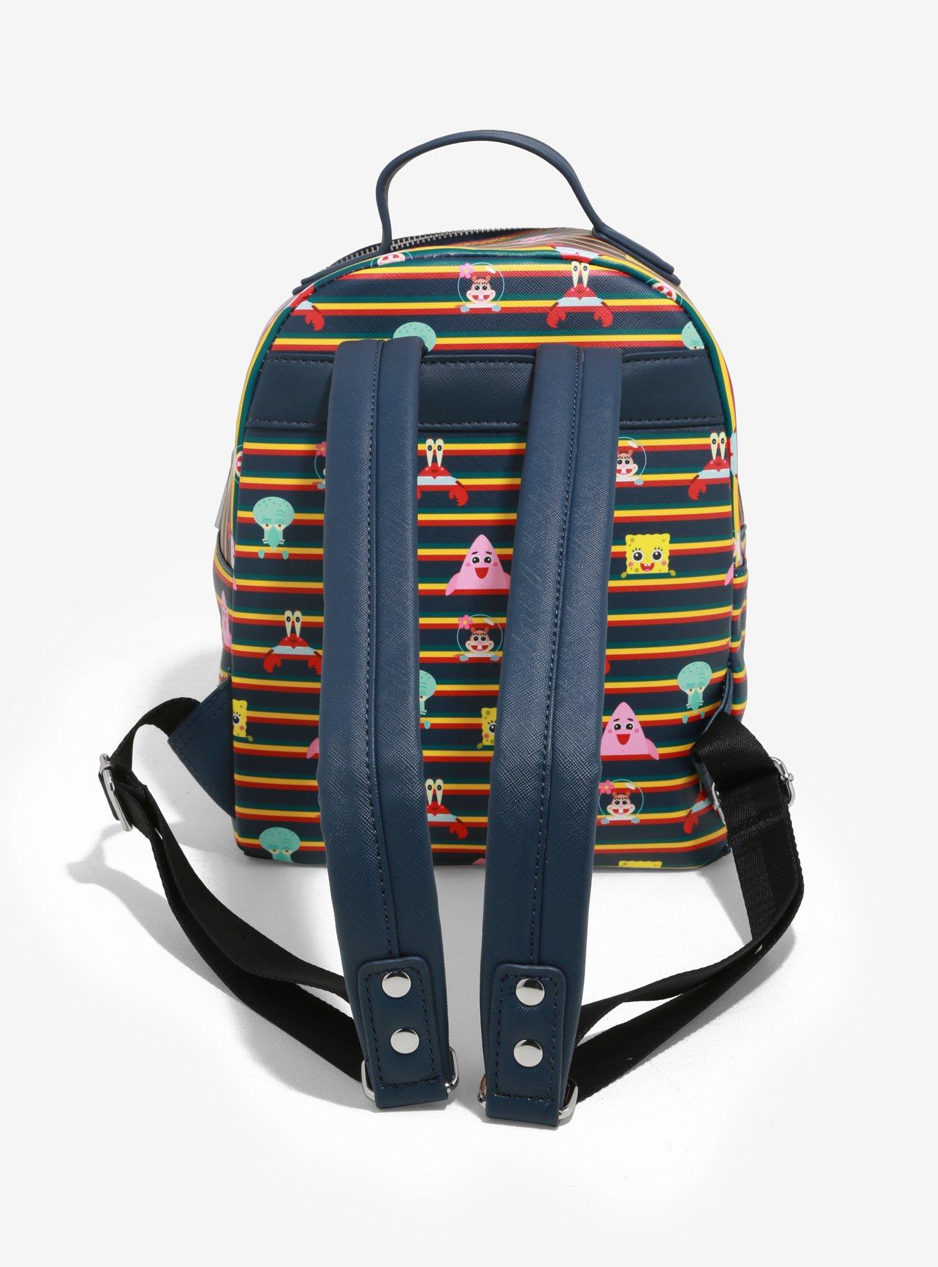SpongeBob SquarePants Chibi Striped Mini Backpack - BoxLunch Exclusive, , alternate