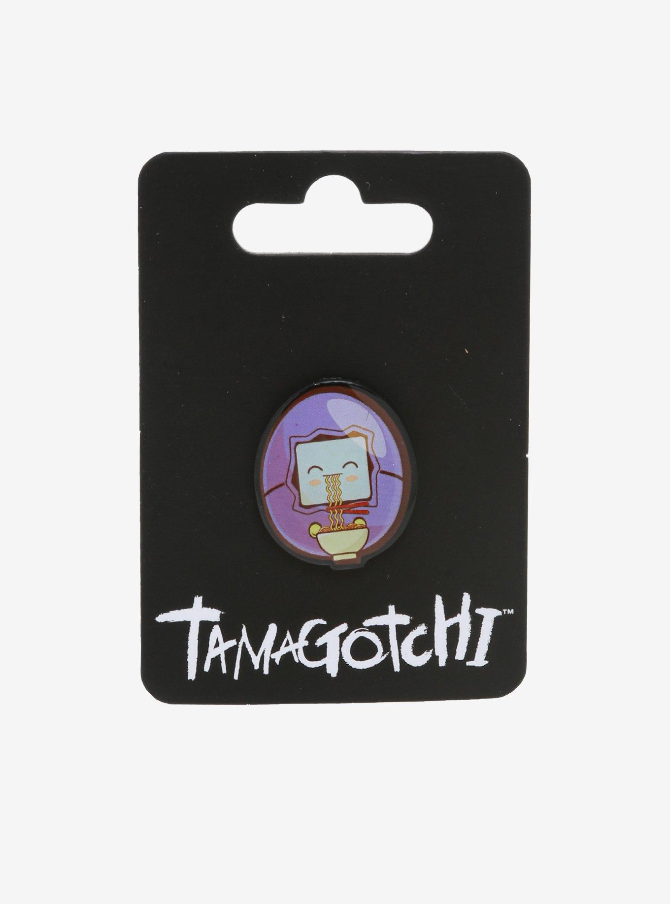 Tamagotchi Purple Ramen Enamel Pin, , alternate
