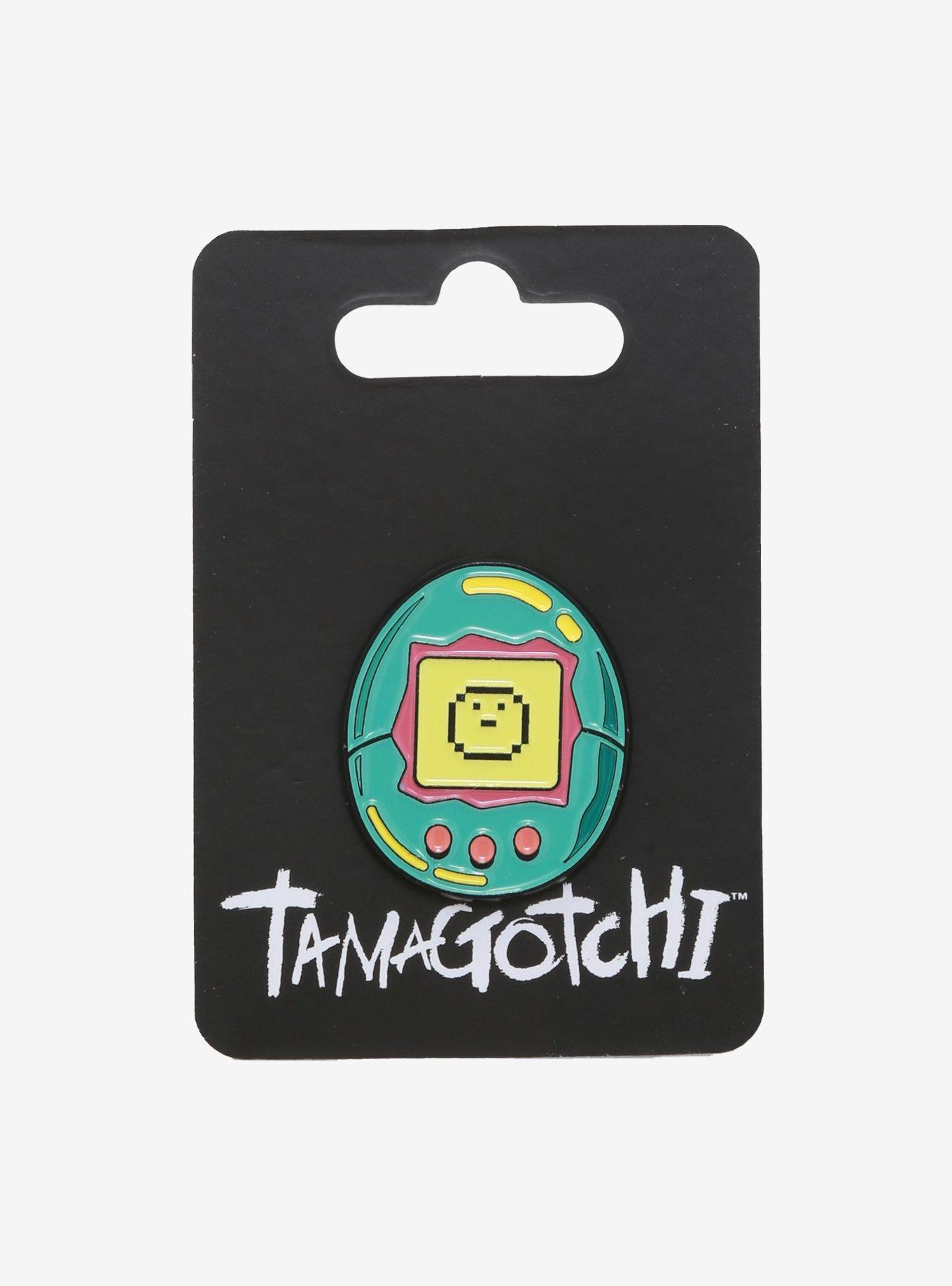 Tamagotchi Teal Enamel Pin, , alternate