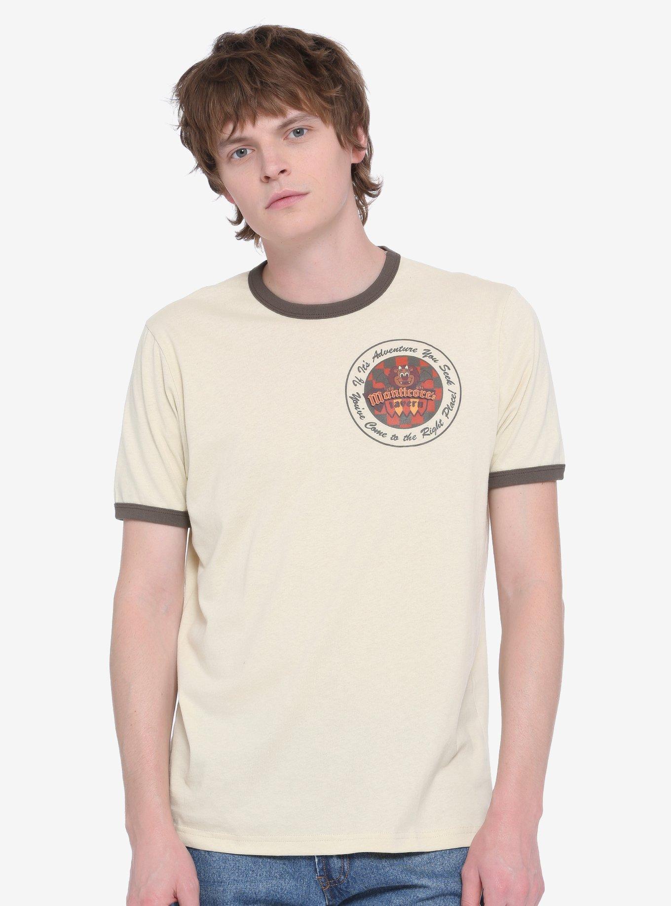 Disney Pixar Onward Manticore&rsquo;s Tavern Ringer T-Shirt - BoxLunch Exclusive, ORANGE, alternate