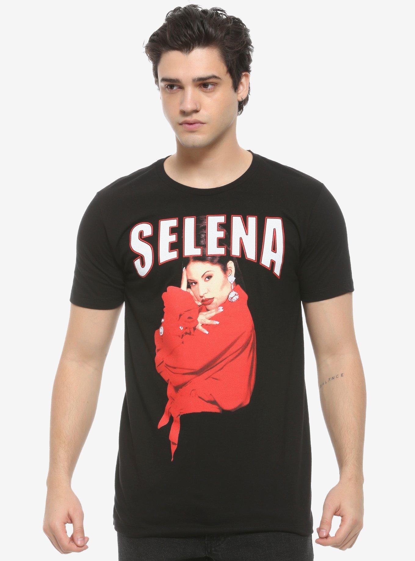 Selena Red Jacket T-Shirt, BLACK, alternate