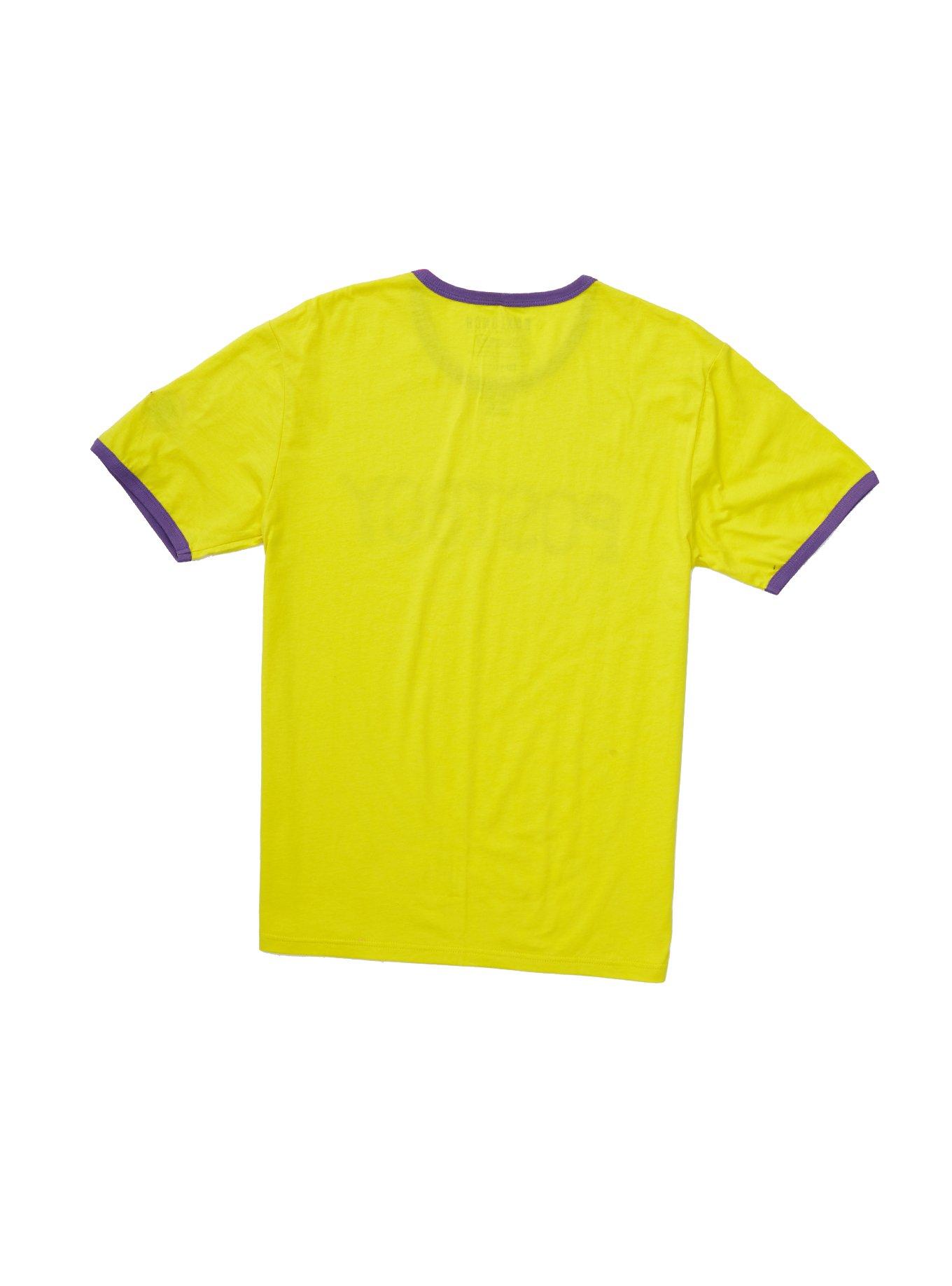 Dragon Ball Z Postboy Ringer T-Shirt - BoxLunch Exclusive, PURPLE, alternate