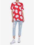 Disney Lilo & Stitch Lilo Leaf Oversized Girls T-Shirt, WHITE, alternate