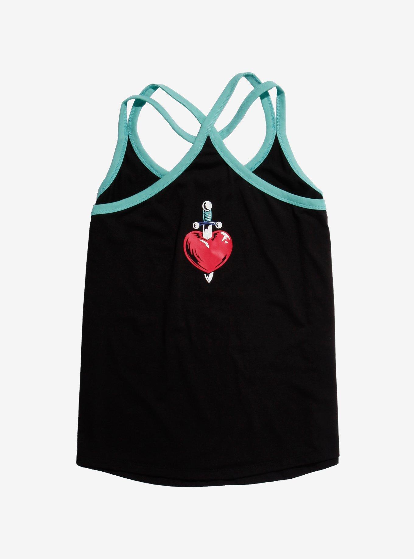 Disney Snow White And The Seven Dwarfs Poison Apple Girls Strappy Tank Top, MULTI, alternate