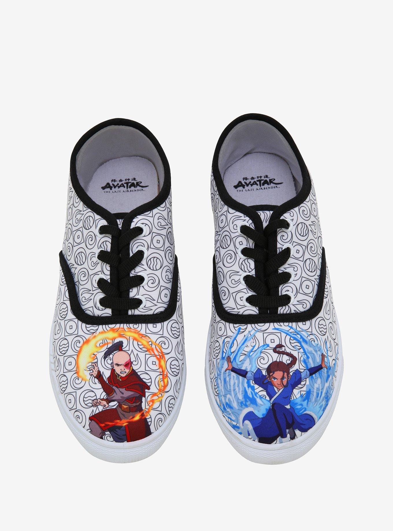 Avatar: The Last Airbender Zuko & Katara Lace-Up Sneakers, MULTI, alternate