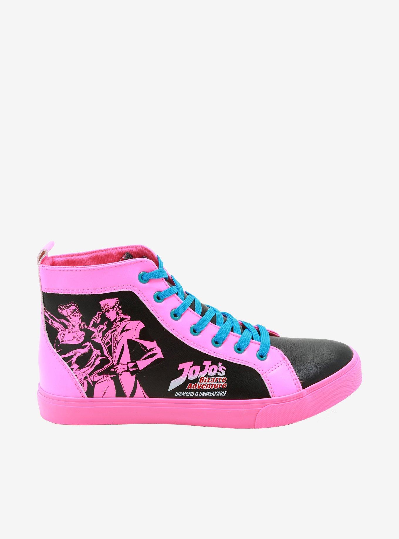 JoJo's Bizarre Adventure Josuke & Jotaro Hi-Top Sneakers, MULTI, alternate