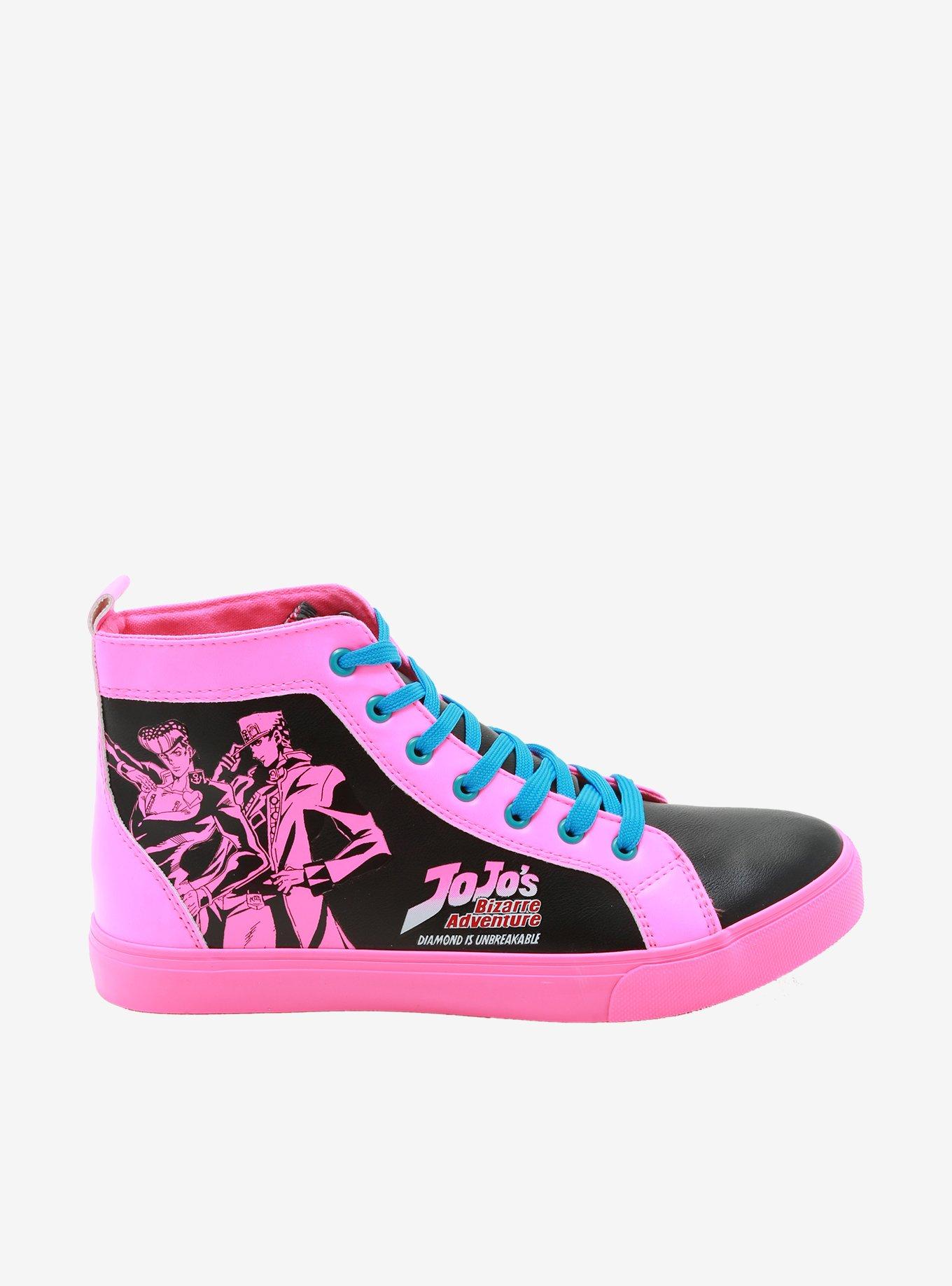 JoJo's Bizarre Adventure Josuke & Jotaro Hi-Top Sneakers, MULTI, alternate