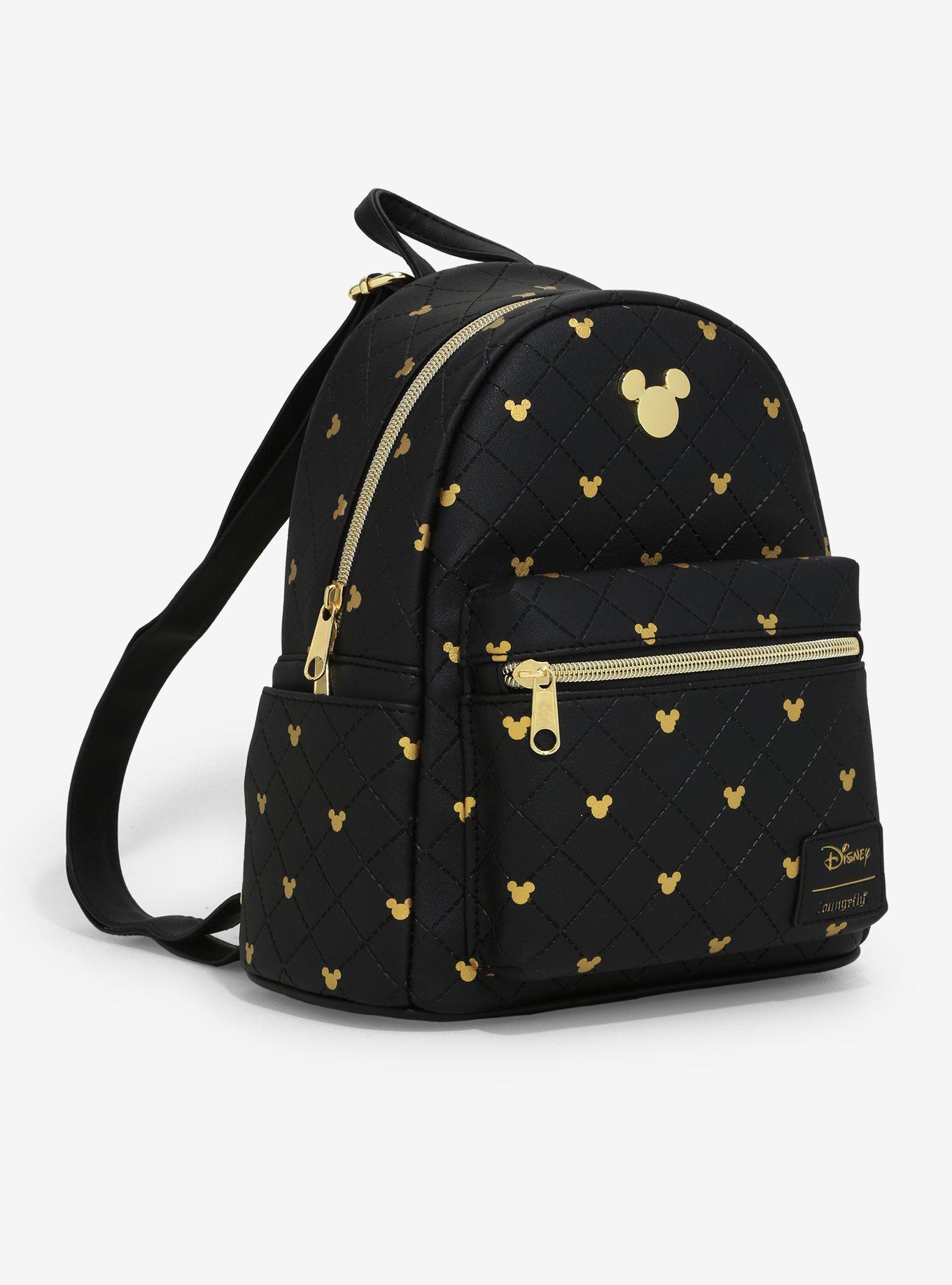 Loungefly Disney Mickey Mouse Quilted Mini Backpack, , alternate