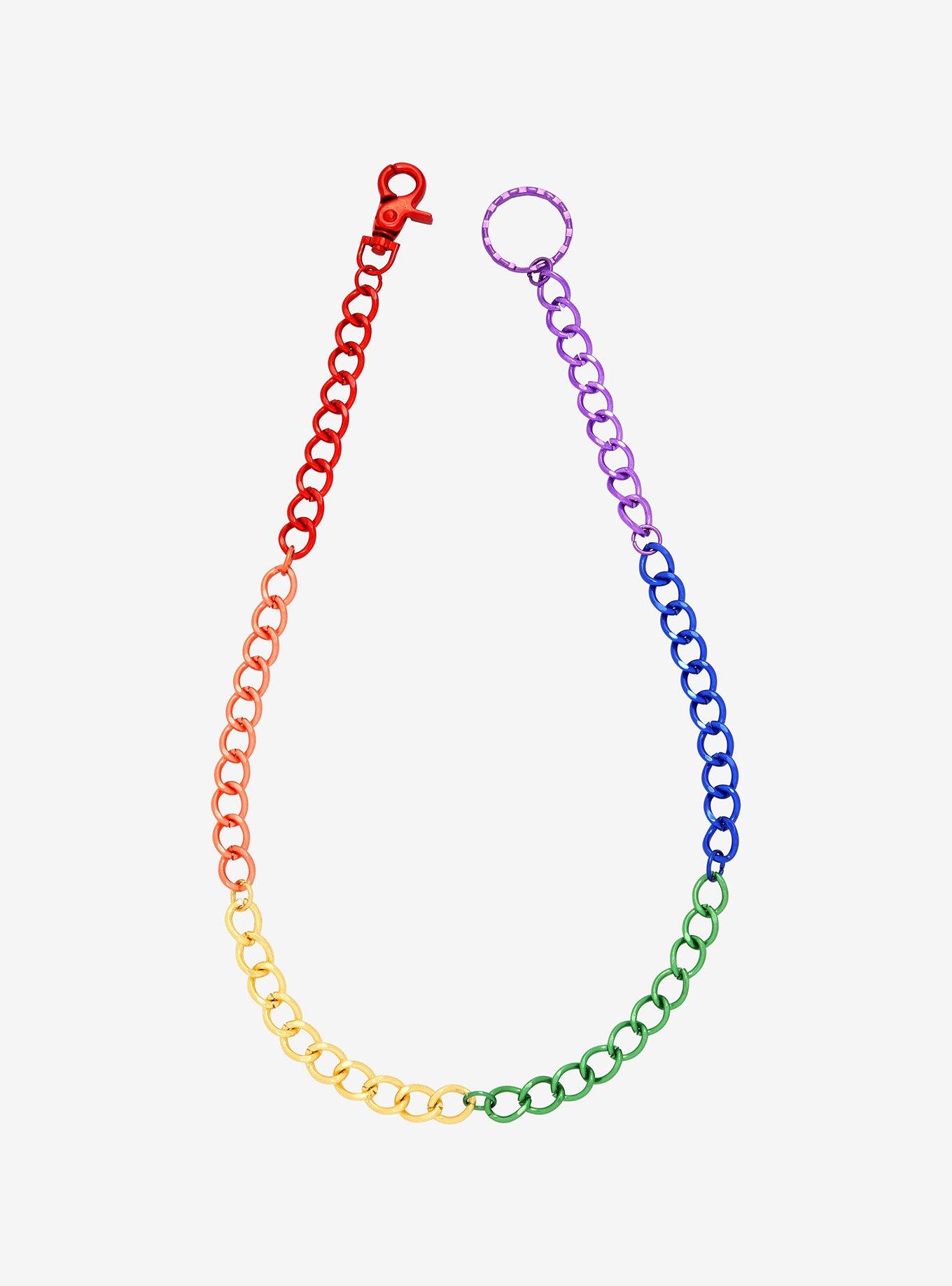 Rainbow 24 Inch Wallet Chain, , alternate