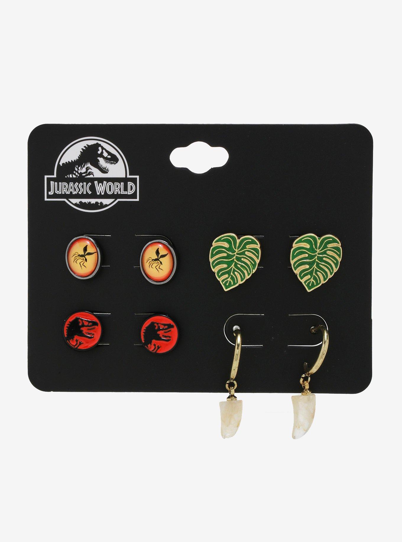 Jurassic World Earring Set, , alternate