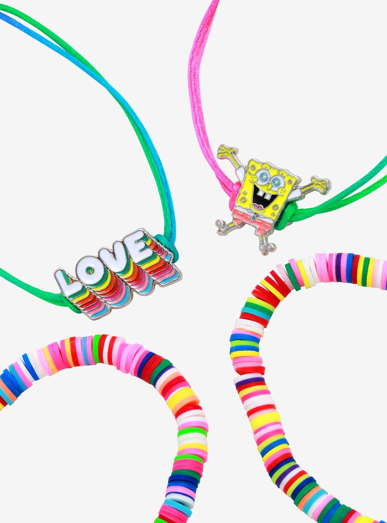 SpongeBob SquarePants Love BFF 4-Pack Bracelet Set, , alternate