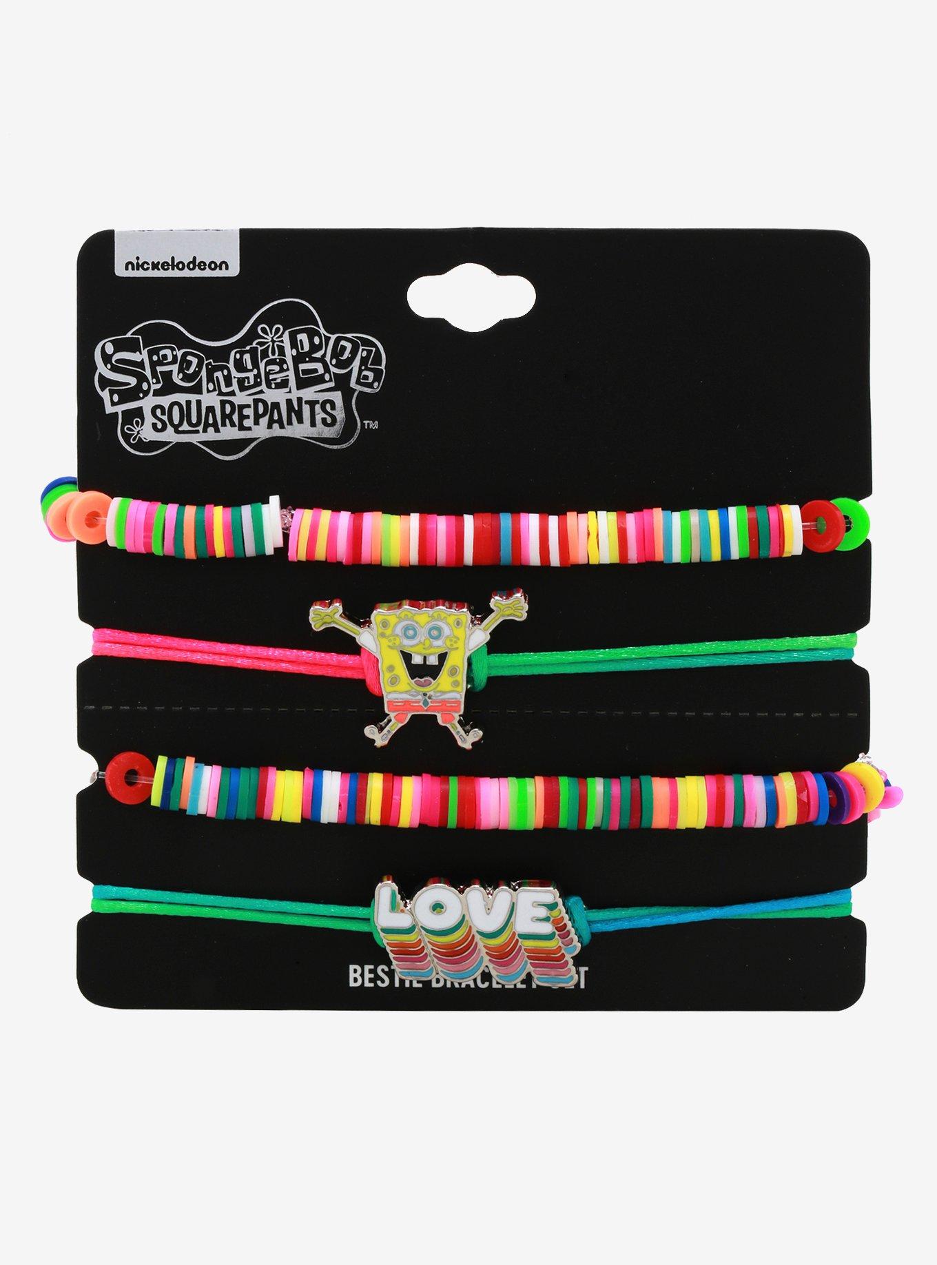 SpongeBob SquarePants Love BFF 4-Pack Bracelet Set, , alternate