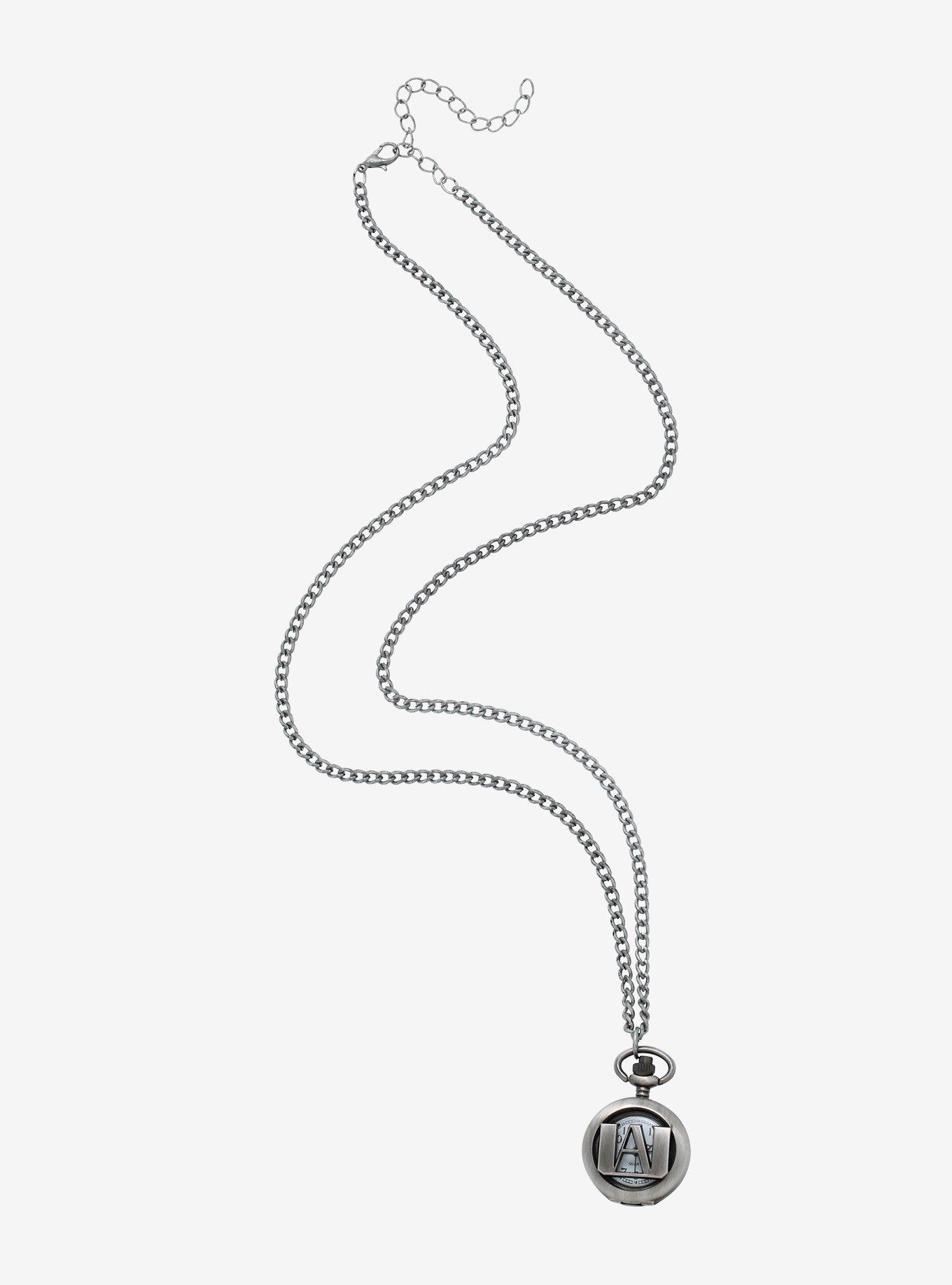 My Hero Academia U.A. High Pocket Watch Necklace - BoxLunch Exclusive, , alternate