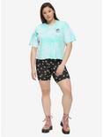 Disney Lilo & Stitch Aloha Tie-Dye Girls Crop T-Shirt Plus Size, MULTI, alternate