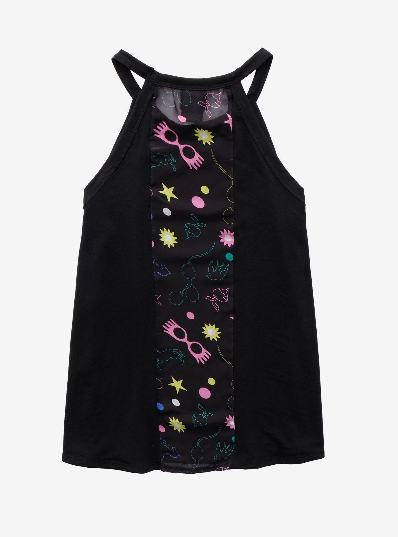 Harry Potter Luna Lovegood Chiffon Back Tank Top, MULTI, alternate