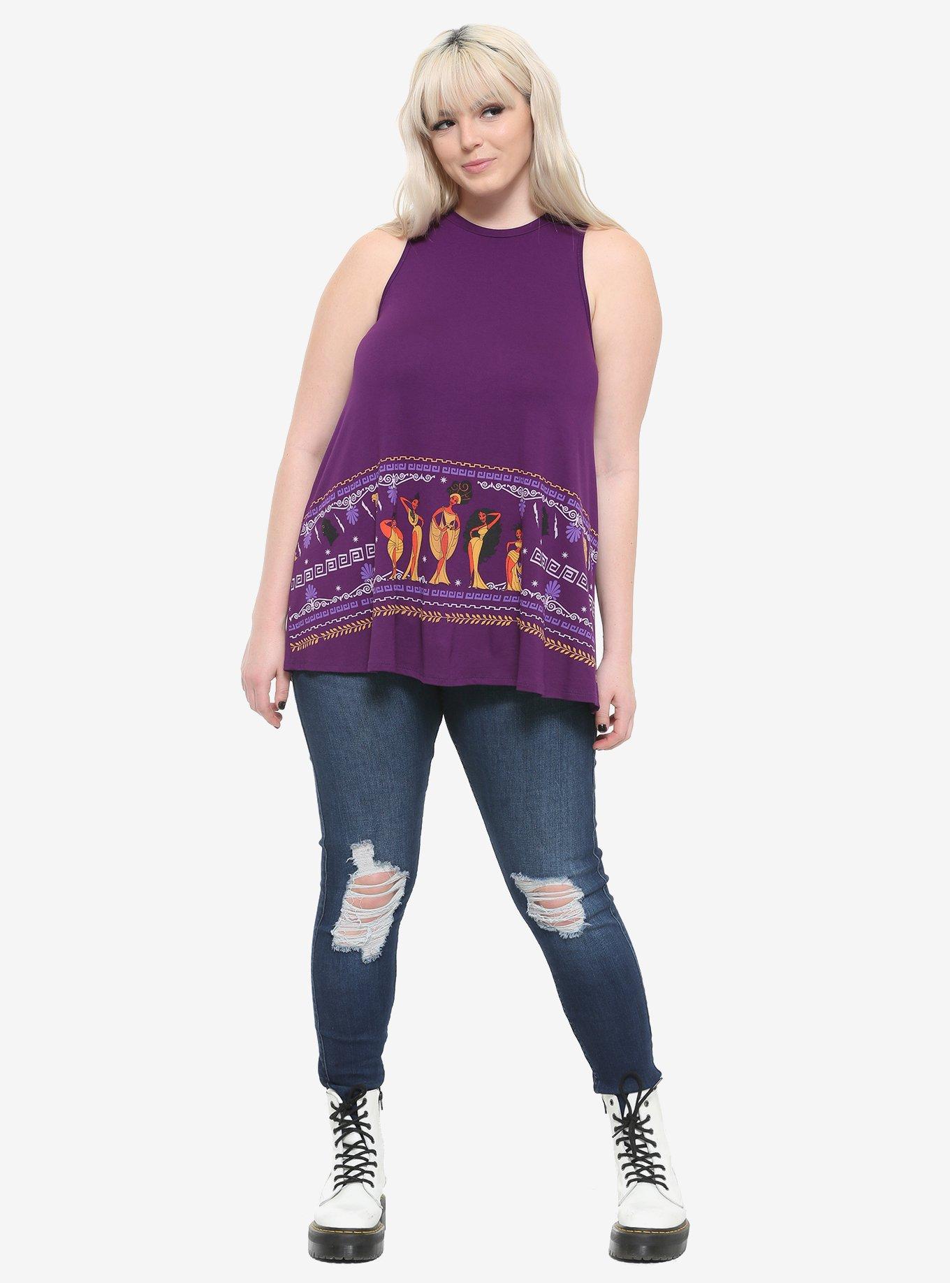 Disney Hercules Muses High Neck Tank Top Plus Size, MULTI, alternate