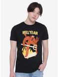 Hell Yeah T-Shirt By Joel Robinson, BLACK, alternate