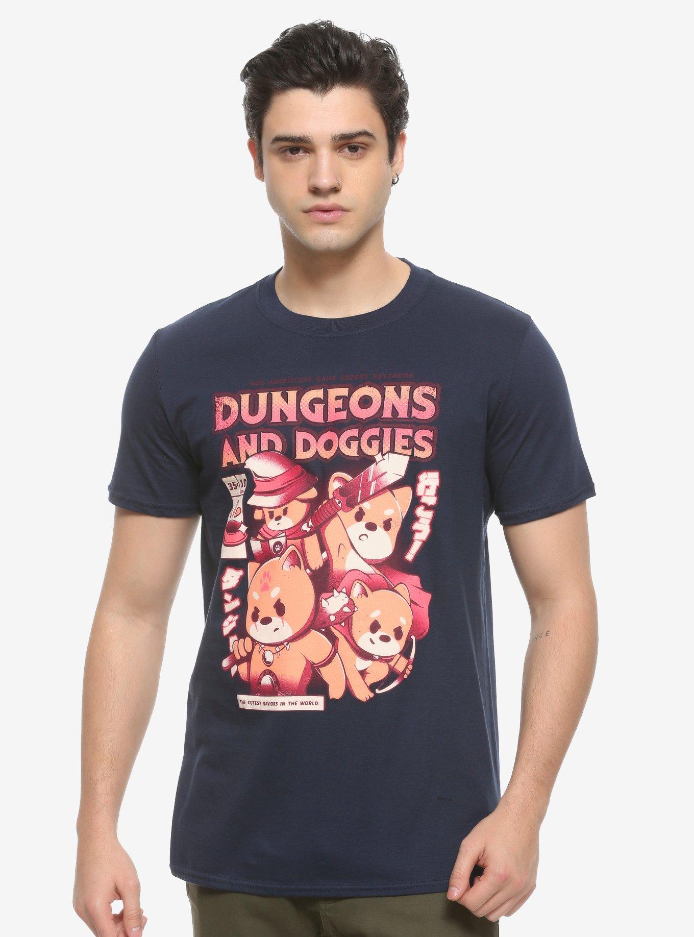 Dungeons And Doggies T-Shirt By Ilustrata, NAVY, alternate