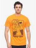 Coping With Stress Neon Orange T-Shirt By Steven Rhodes Hot Topic Exclusive, SAFETY ORANGE, alternate