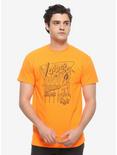 Voodoo Cove Diner Neon Orange T-Shirt By Steven Rhodes Hot Topic Exclusive, SAFETY ORANGE, alternate