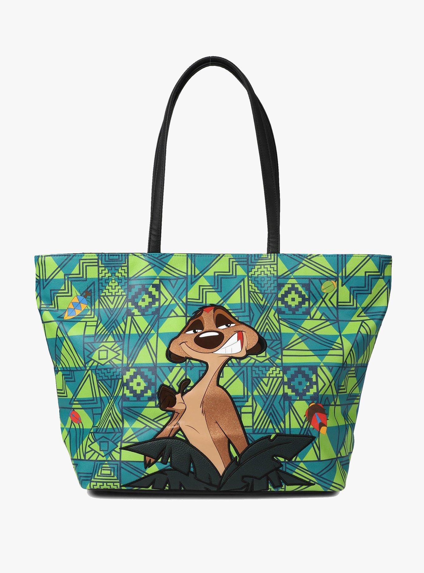 Danielle Nicole Disney The Lion King Timon And Pumbaa 2 in 1 Tote Bag, , alternate