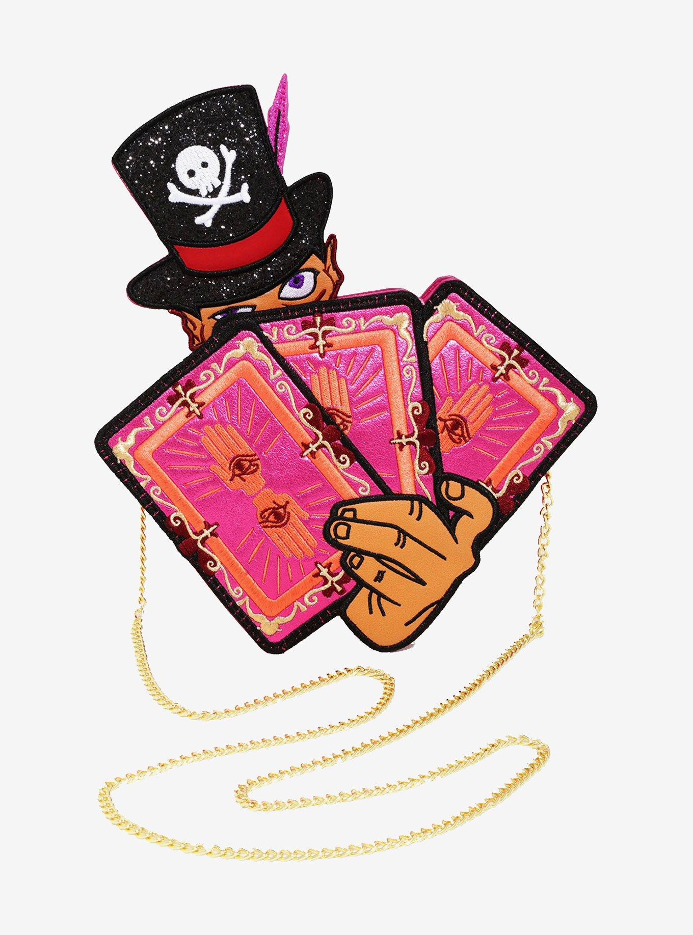 Danielle Nicole Disney The Princess And The Frog Dr. Facilier Tarot Card Crossbody Bag, , alternate