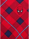 Marvel Spider-Man Red Plaid Youth Zipper Silk Tie, , alternate