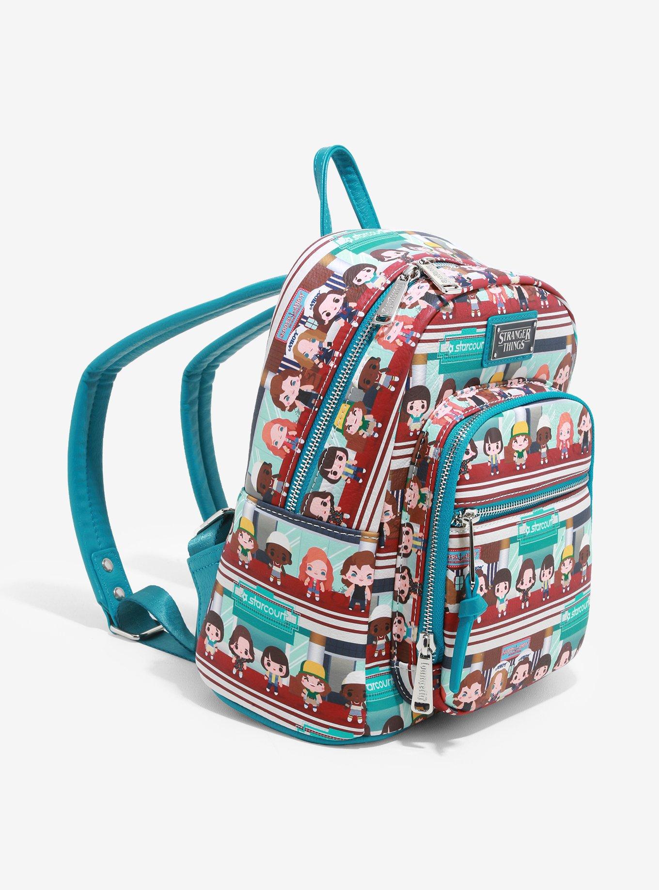 Loungefly Stranger Things Starcourt Mall Chibi Mini Backpack, , alternate