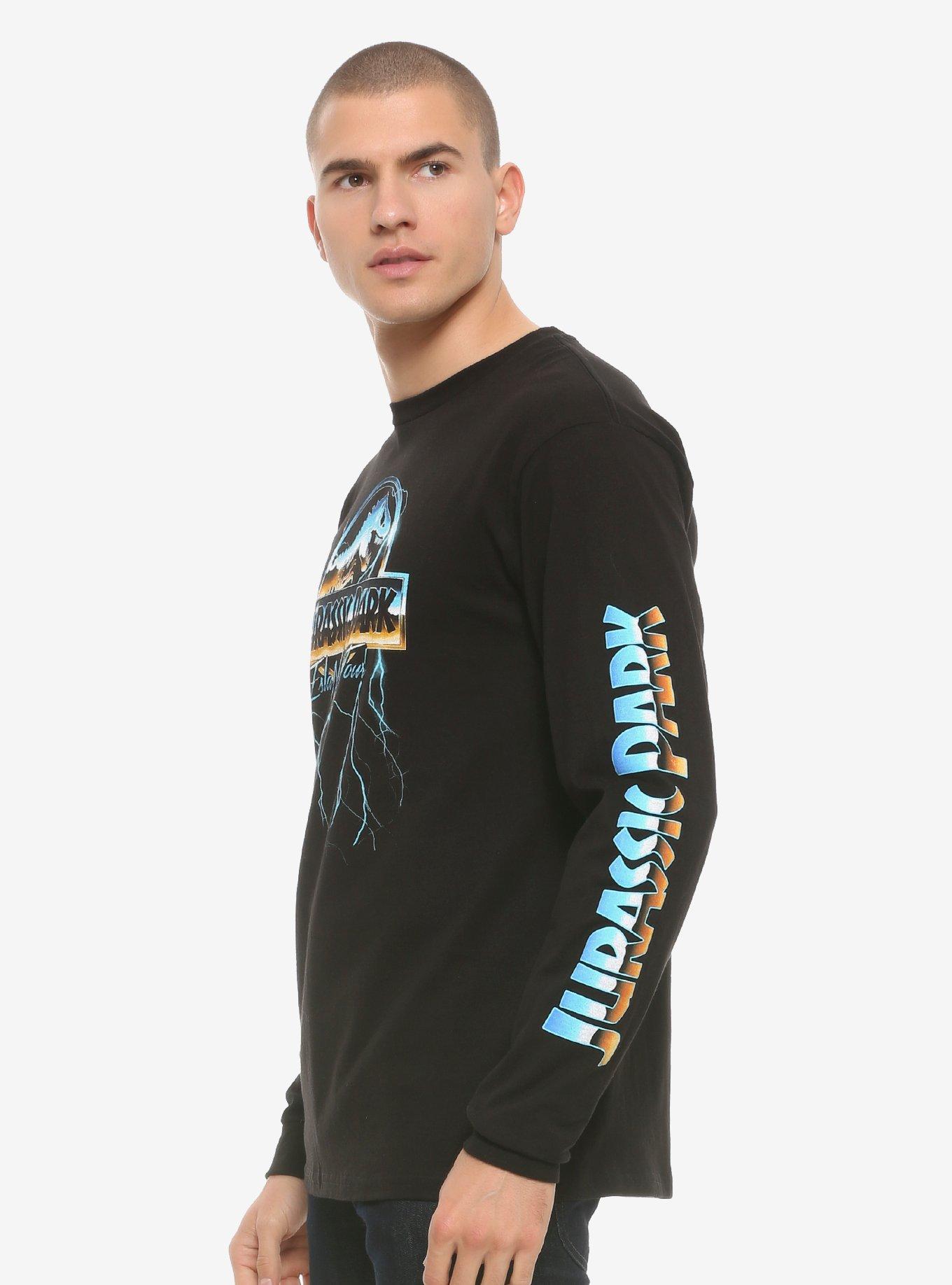 Jurassic Park Isla Nublar Tours Long Sleeve T-Shirt - BoxLunch Exclusive, BLUE, alternate