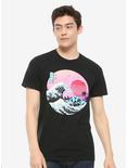 The Great Retro Wave T-Shirt By Vincent Trinidad, BLACK, alternate