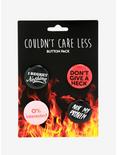 Couldn't Care Less Button Set, , alternate