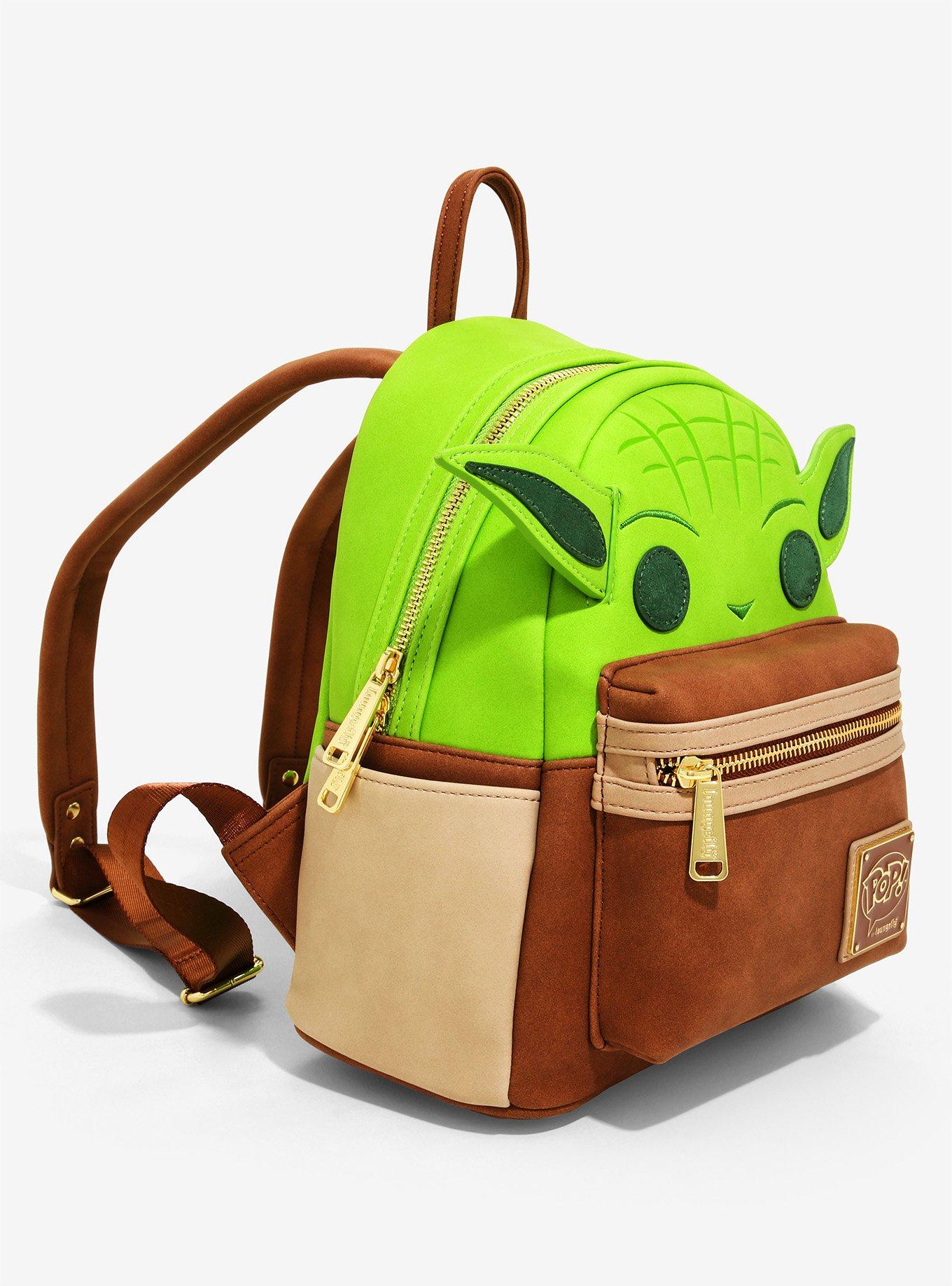 Loungefly Funko Pop! Star Wars Yoda Figural Mini Backpack, , alternate